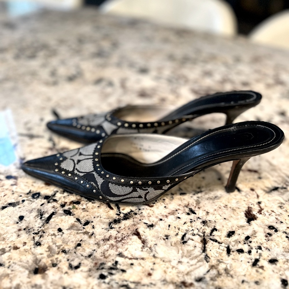 Coach Heels Size 8.5